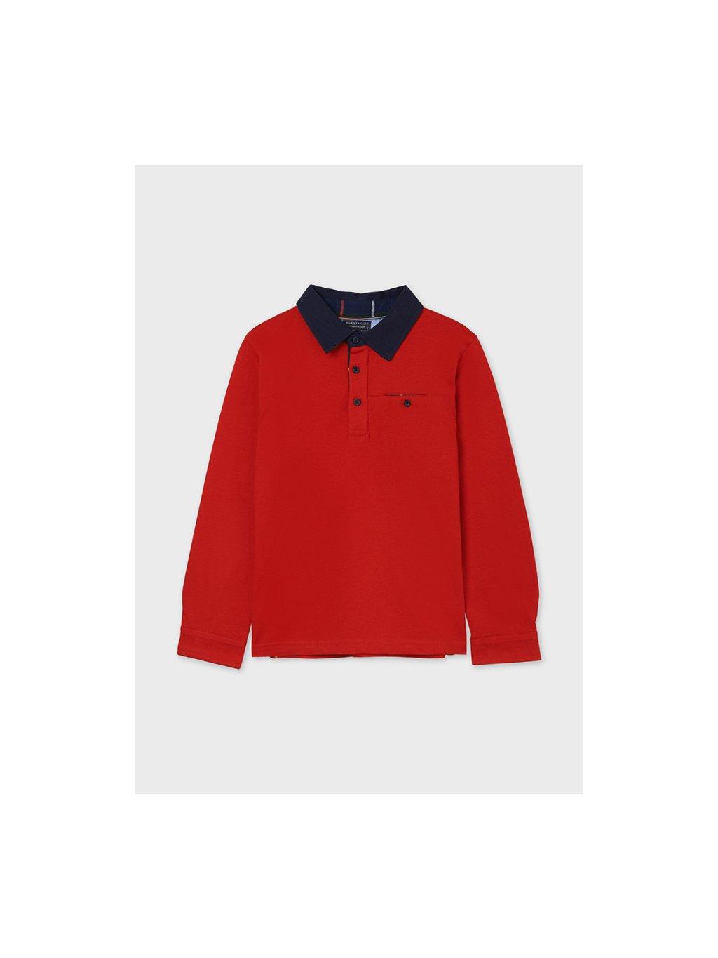 Camiseta Polo Manga Larga para chico NUKUTAVAKE Ref. 7145/72 Rojo