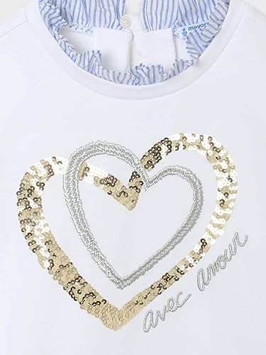 Blusa para chica MAYORAL Ref. 21/6466/54 Blanco