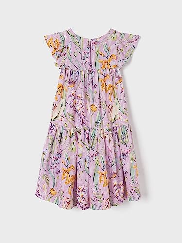 Vestido Lino Estampado Sku 6960 Color Lila
