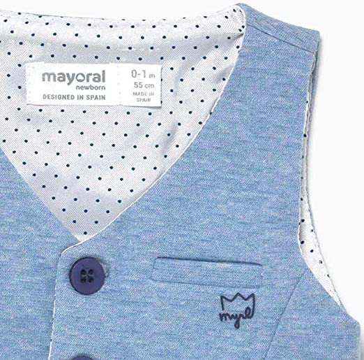 Camisa y Chaleco para bebé niño Conjunto 2 Pz MAYORAL Ref. 21/1172/36 Aire Vig