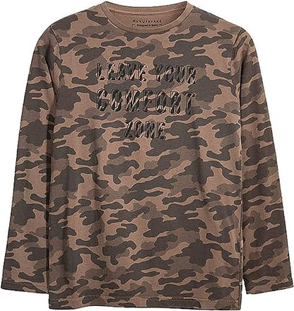 Camiseta Camuflaje Sku 7046 Color Trufa