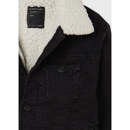 Cazadora Denim Borrego para chico MAYORAL Ref. 7410/ Negro