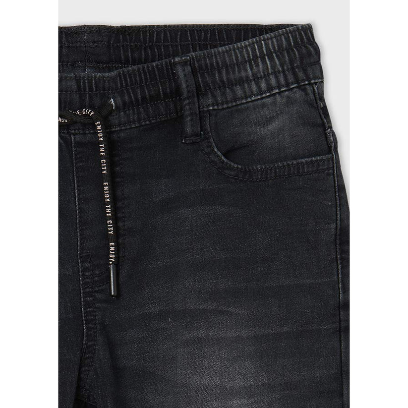 Pantalón Soft Denim Jogger NUKUTAVAKE Ref. 7555/67 Negro