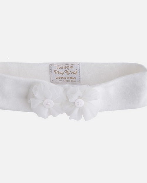 Diadema para bebé niña MAYORAL Ref. 9481/19 Blanco