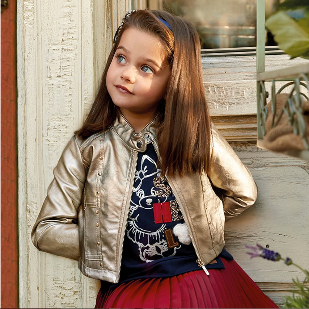 Cazadora para niña MAYORAL Ref. 4408/81 Oro