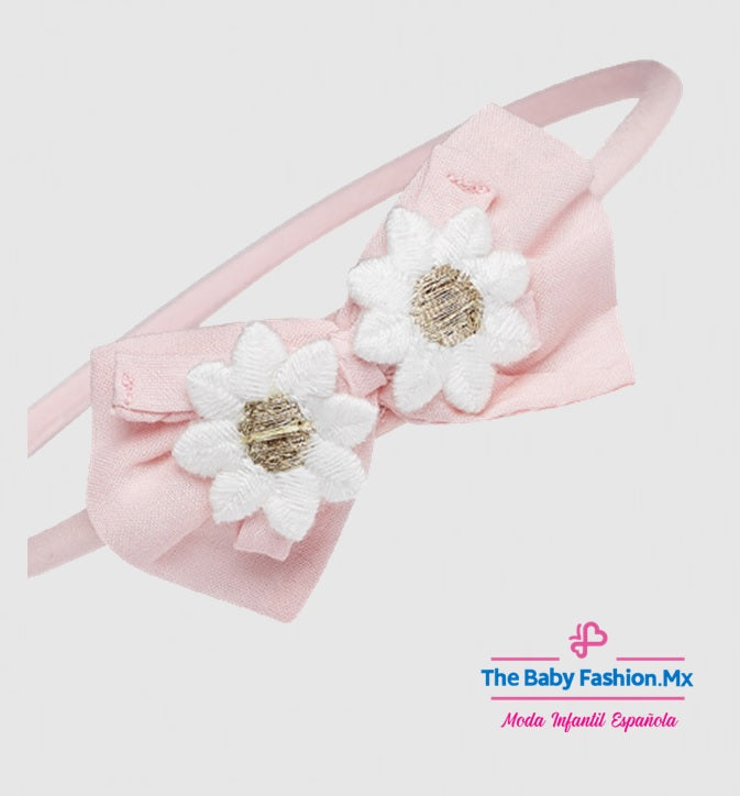 CONJUNTO 2 PIEZAS BOLSA Y DIADEMA BEBE MAYORAL SKU 10356 Color 57 ROSA