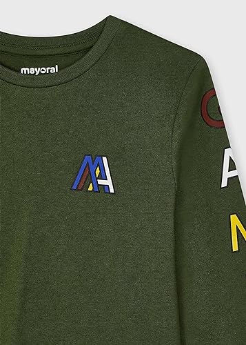Camisa M/L para niño MAYORAL Ref 4075/66 Verde Caza
