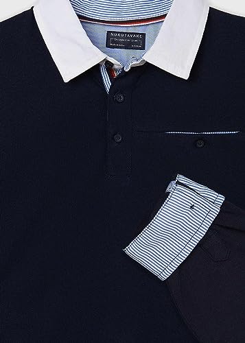 Camiseta Polo Manga Larga para chico NUKUTAVAKE Ref. 7145/ Marino