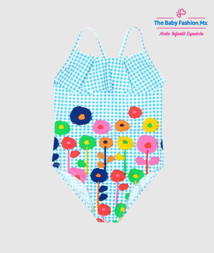 Traje de baño para niña BOBOLI Sku 827423 Color 9985 Azul