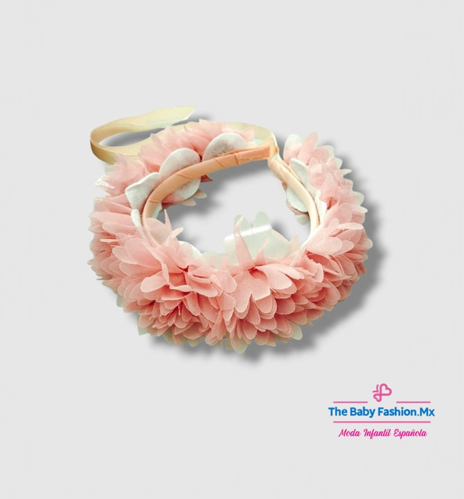 Diadema para niña Pale Blush