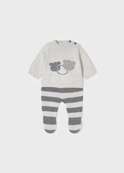Conjunto 2 Pz Conjunto Polaina Tricot MAYORAL Ref. 23/2507/11 Titanio me