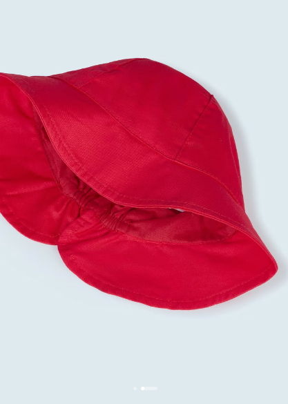 Gorro de algodón sostenible para bebé SKU 10410 Color 10 Rojo