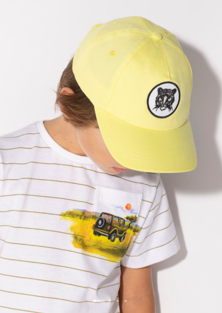 Gorra con motivo estampado en algodón para niño Ref. 23-10479-010 Piña