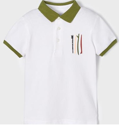 Camisa Polo M/C para niño MAYORAL Ref 3111 Color 10 Blanco