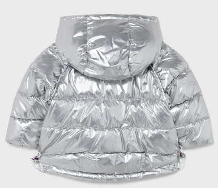 Chaqueton Reversible para niña MAYORAL Ref 2441/22 Plata