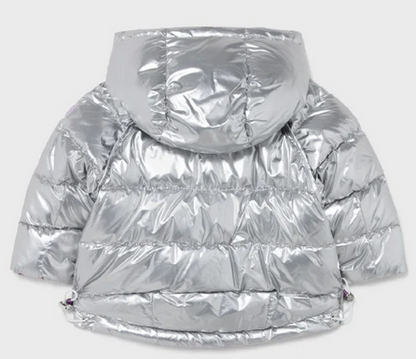 Chaqueton Reversible para niña MAYORAL Ref 2441/22 Plata
