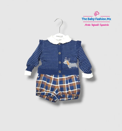 Conjunto 3 pz para bebé niño DR KID Ref. DK304 My Puppy Friend