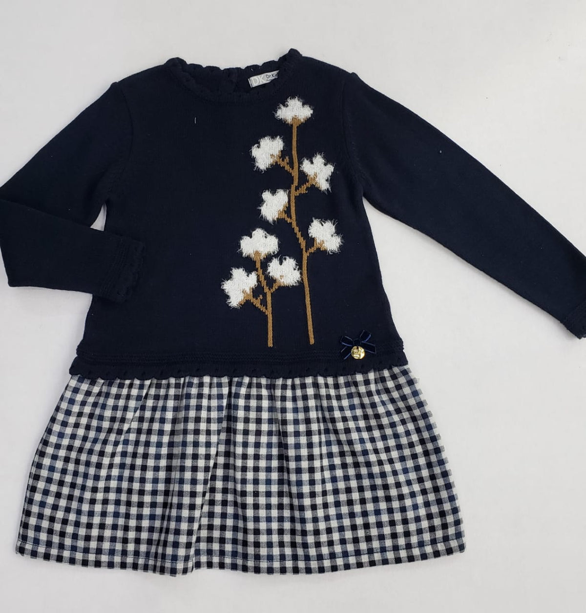 Vestido para niña DR KID Ref. DK441 Marino