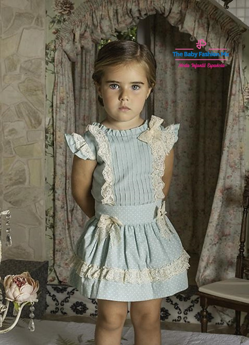 Falda para niña DOLCE PETIT Ref. 25/2247/3 39 Verde Agua