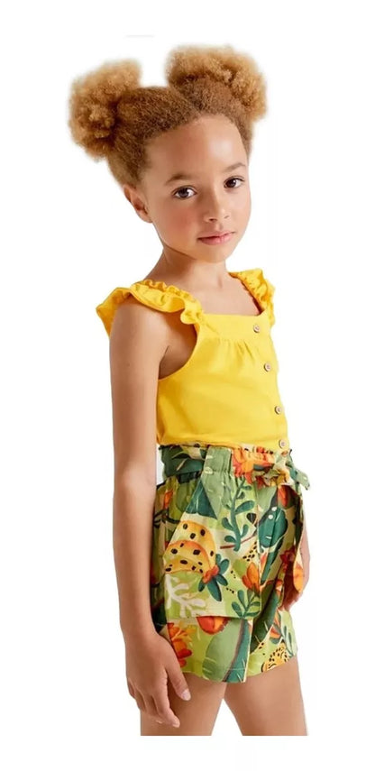 Conjunto 2 Piezas Blusa Short Sku 3281 Color 36 Banana