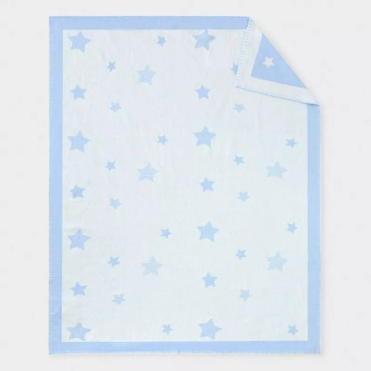 Manta con motivo infantil de algodón sostenible para bebé MAYORAL Ref. 10/9762/65 Cielo