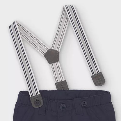Tirantes y Pantalón para bebé niño Conjunto 2 Pz MAYORAL Ref. 10/2565/61 Monaco