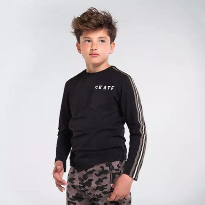 Camiseta Sku 7045 Color Negro