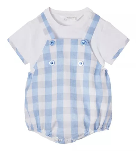 Conjunto Para Bebé Pañalero+playera Mayoral ref-1679- 4 Dream Blue