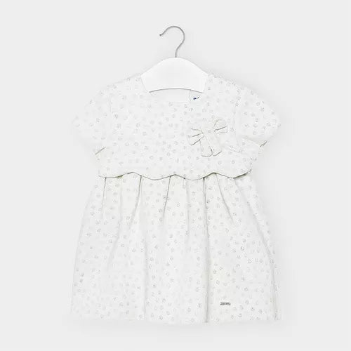 Vestido para bebé Sku 2945 Color Crudo