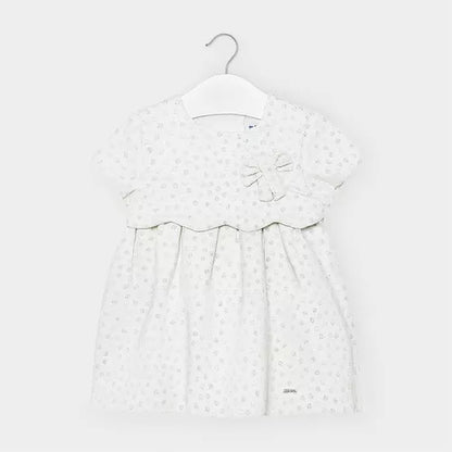 Vestido para bebé Sku 2945 Color Crudo