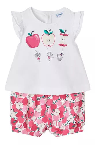 Conjunto short SKU 1244 Color  Magenta