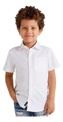 Camisa De Vestir Sku 3118 Color 10 Blanco