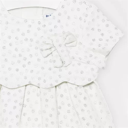 Vestido para bebé Sku 2945 Color Crudo