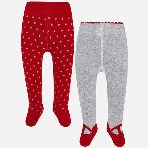 Set de 2 Mallas MAYORAL SKU 9888 Color 60 Guinda