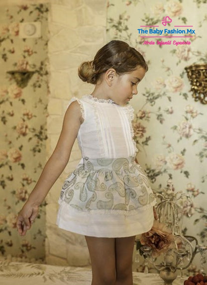 Falda para niña DOLCE PETIT Ref. 25/2257/3 16 Verde Agua