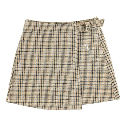 Falda Cuadros Lentejuelas MAYORAL Ref. 7902 Beige