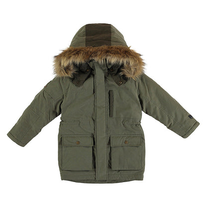 Parka Capucha De Pelo Sku 4464 Color 17 Dark Tomil