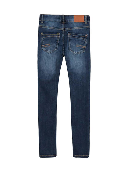 Pantalón Denim Basico Sku 7533 Color Basico