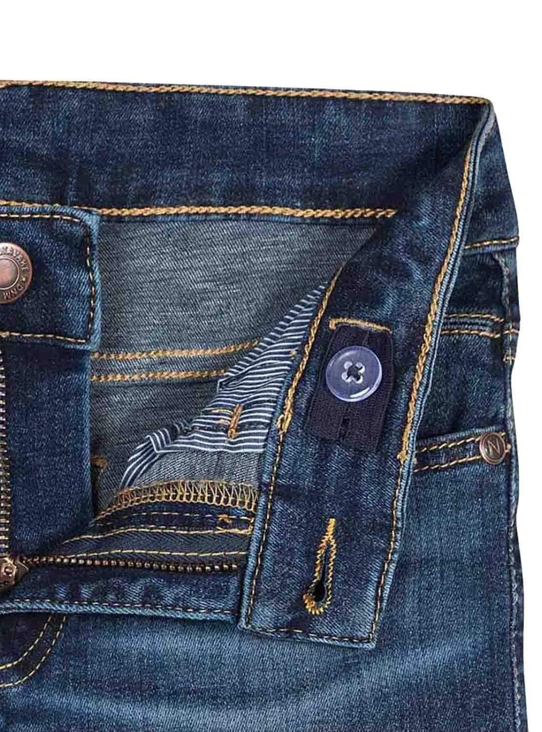 Pantalón Denim Basico Sku 7533 Color Basico