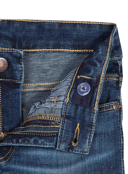 Pantalón Denim Basico Sku 7533 Color Basico