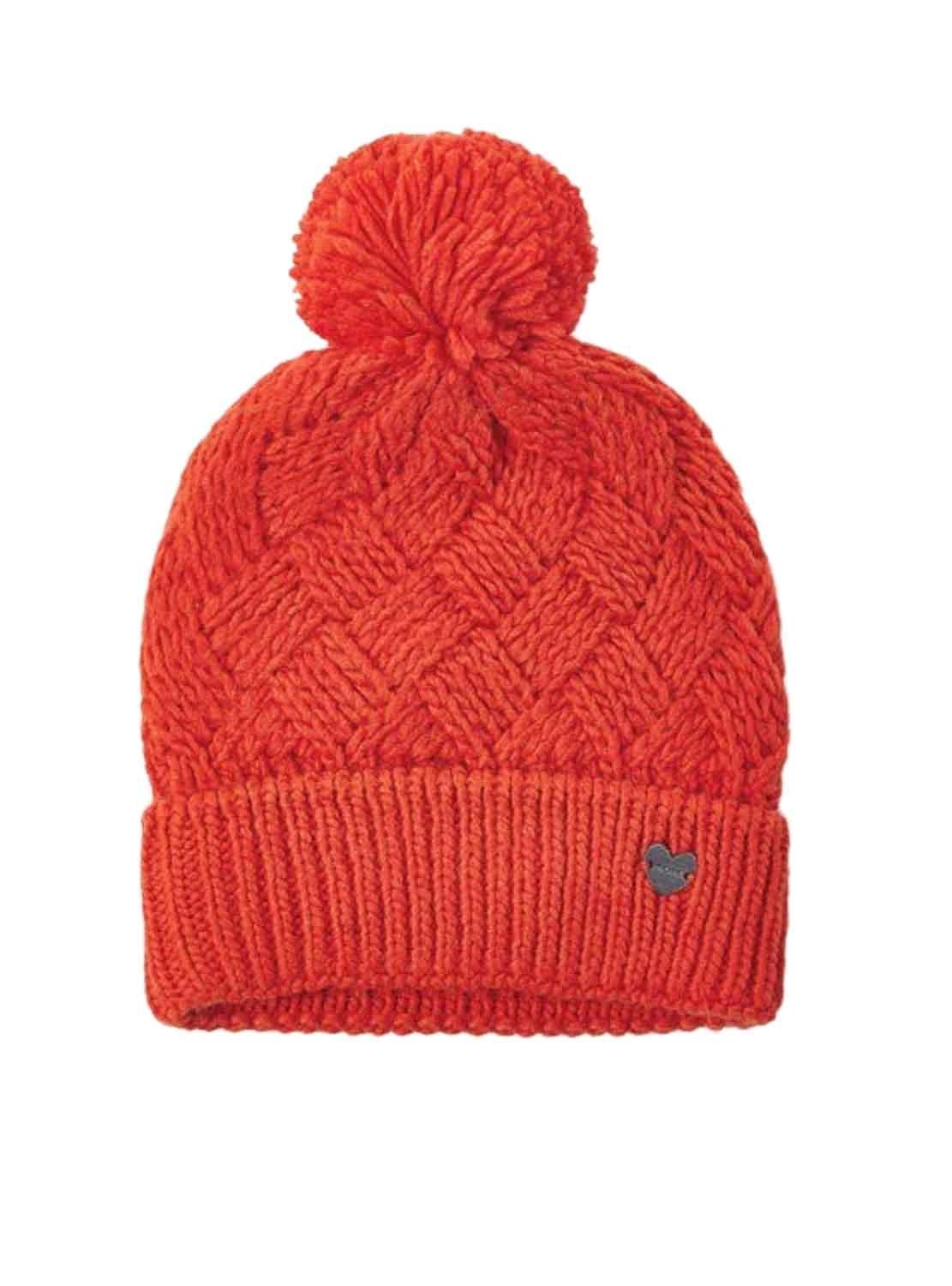 Gorro pompón niña Ref. 13-10602-054 Naranja
