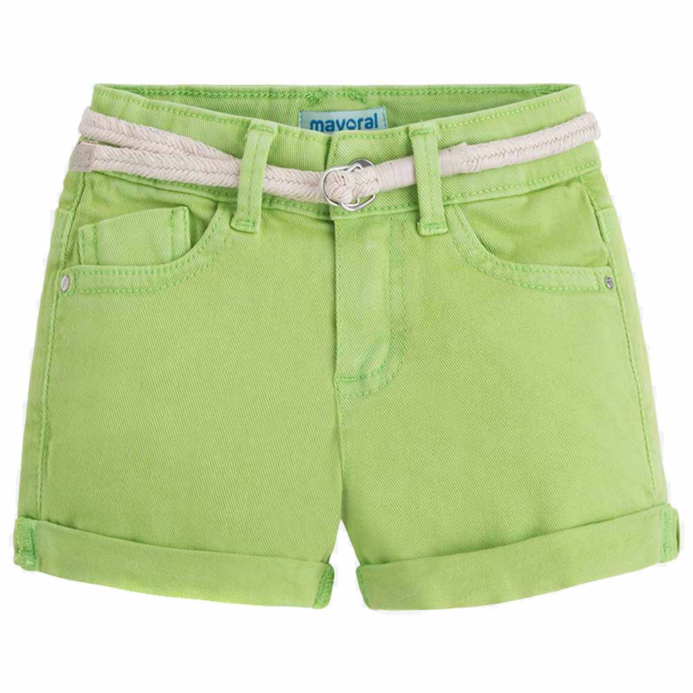Short y Cinturon para niña MAYORAL Conjunto 2 Piezas Ref. 234/72 Kiwi