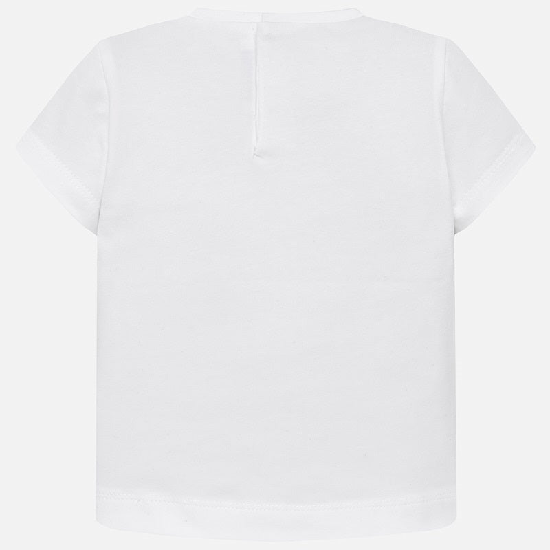 Camiseta Camiseta Bebe Niña Sku 105 Color Blanco