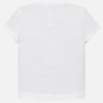 Camiseta Camiseta Bebe Niña Sku 105 Color Blanco