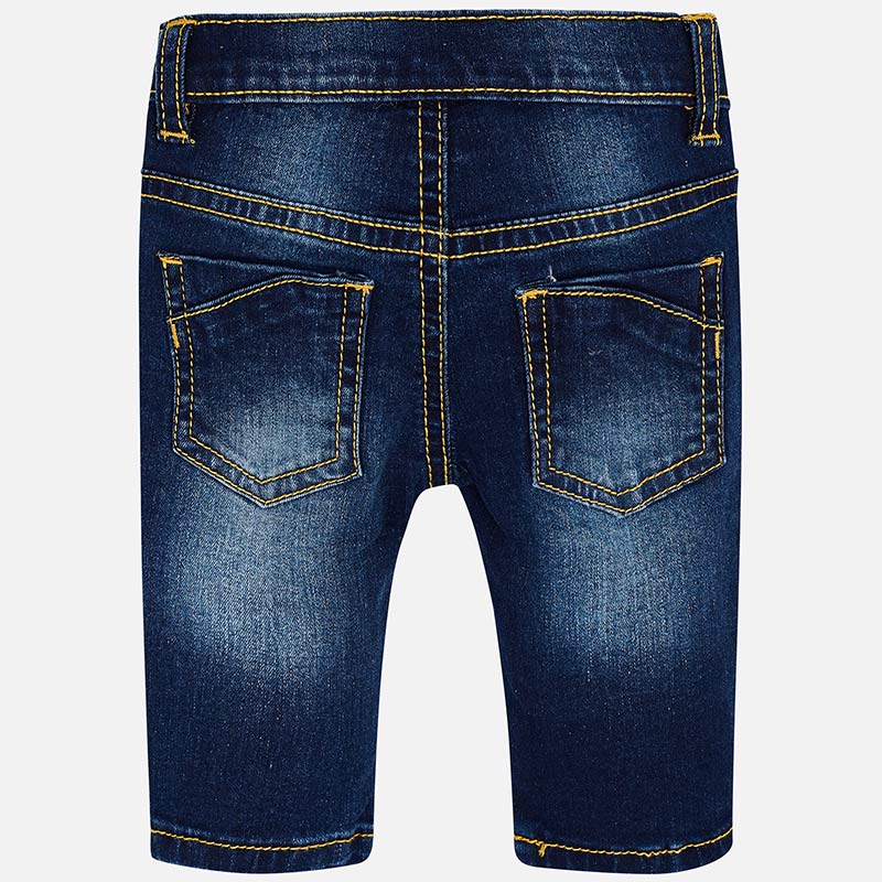 Pantalón Largo Tejano Basico SKU 596 Color Claro