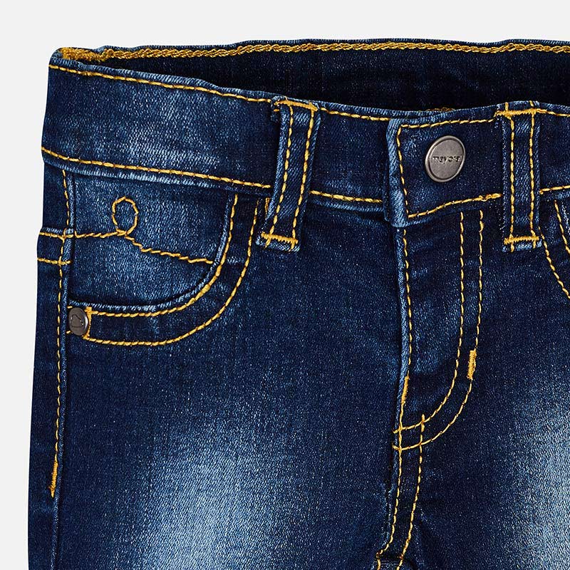 Pantalón Largo Tejano Basico SKU 596 Color Claro