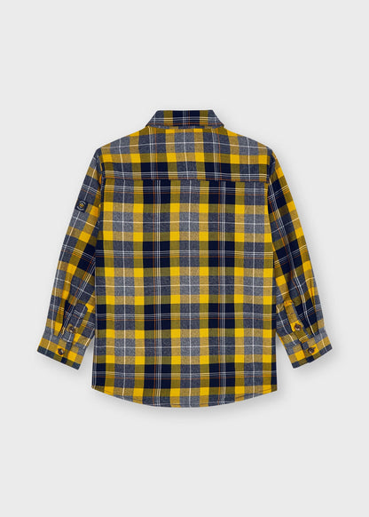Sobrecamisa Cuadros Sku 4162 Color  Oro