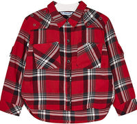 Bluson Camisa Niña Sku 4126 Color Rojo
