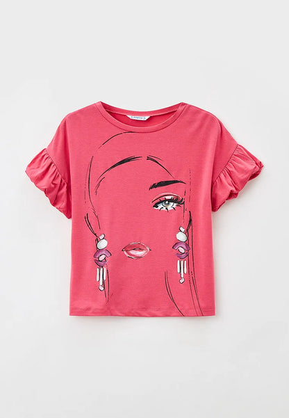 Camiseta para chica MAYORAL Ref. 22/6025/45 Amaranto