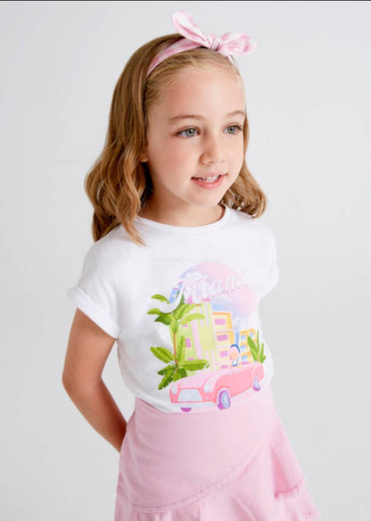 Conjunto 2 Piezas Blusa Diadema Sku 3040 Color Bco-Malva